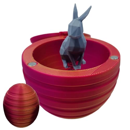 -Druck-Ei, Druck kleines Ei - Kaninchen-Executive-Schreibtischspielzeug - -gedruckte Tiere Spielzeug Ei Figur Ornamente für Heimdekoration für Erwachsene Ostern -Druck-Ei, Druck kleines Ei - Kaninchen-Executive-Schreibtischspielzeug - -gedruckte Tiere Spielzeug Ei Figur Ornamente für Heimdekoration für Erwachsene Ostern von Generic