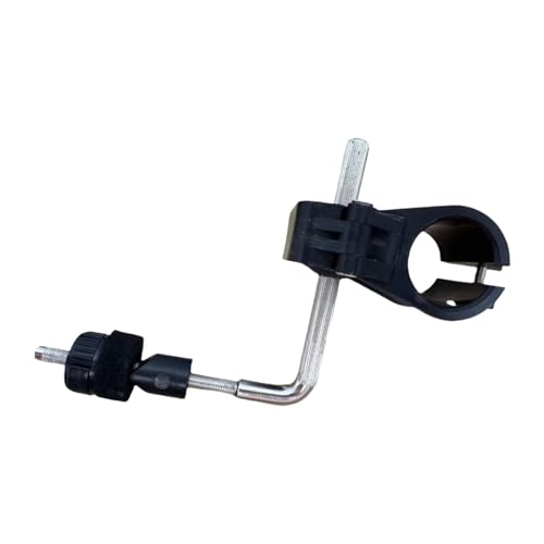 Drum Rack Clamp L Rod Stabile Befestigung Direkter Ersatz Einfach zu Installierende Praktische Halterung für Musikstudio zu Hause, Fassklemme mit Stange, 14x15cm von Generic