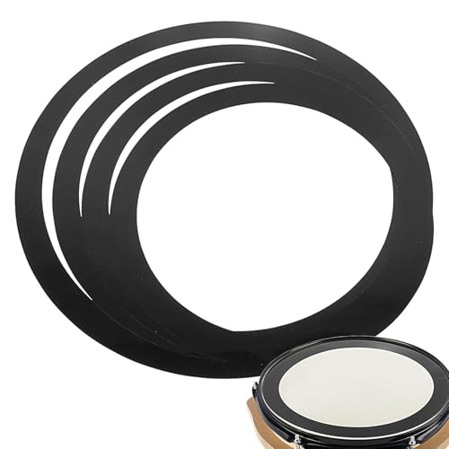 Drum Silencer - dämpfend, Schalldämpfer, Prüfung | Schalldämpfer mit einem klaren Ton für Studienhäuser für Musiker (Gummi) von Generic