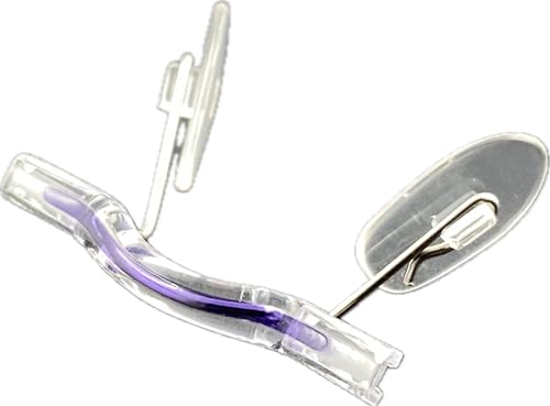 Generic Durchsichtige Original Universale Nasenstege mit Violettstreifen 260 A & Komfort-Pads für Switch It! Brillen - Perfekte Passform, Hautfreundlich, Langlebig Generic Durchsichtige Original Universale Nasenstege mit Violettstreifen 260 A & Komfort-Pads für Switch It! Brillen - Perfekte Passform, Hautfreundlich, Langlebig von Generic