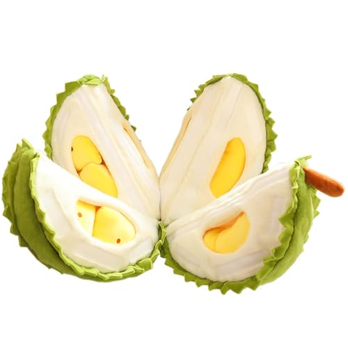 Durian Plüschspielzeug, kreatives abnehmbares Frucht-Spielzeug aus Plüsch, niedliches Spielzeug zur Entspannung für die Dekoration von Haus und Auto von Generic