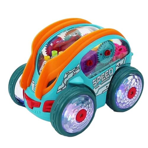Dynamisches Auto mit Getriebe, beleuchtete Spielzeugautos für Kleinkinder, Spielzeug mit LED-Lichtern, Musik-Rennwagen, sichere sensorische Erkundung, Trucks für Kleinkinder Dynamisches Auto mit Getriebe, beleuchtete Spielzeugautos für Kleinkinder, Spielzeug mit LED-Lichtern, Musik-Rennwagen, sichere sensorische Erkundung, Trucks für Kleinkinder von Generic