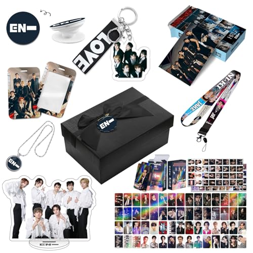 EN-Geschenkset, K-Pop-Artikel, Jungwon Heesung, Jay Jake, Sunhoon, Sunoo Ni-Ki, Album, Fotokarten, Schlüsselanhänger, Acryl, Aufsteller von Generic