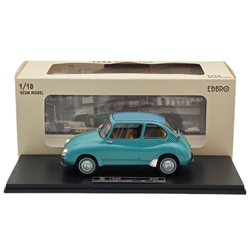 Ebbro 1958 360 Mini Käfer Harz Modellauto Miniatur Limitierte Sammlung Auto Geschenk Spielzeug Fahrzeug Modelle (Blau) von Generic