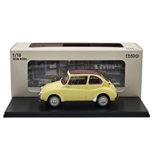 Ebbro 1958 360 Mini Käfer Harz Modellauto Miniatur Limitierte Sammlung Auto Geschenk Spielzeug Fahrzeug Modelle (Gelb) von Generic
