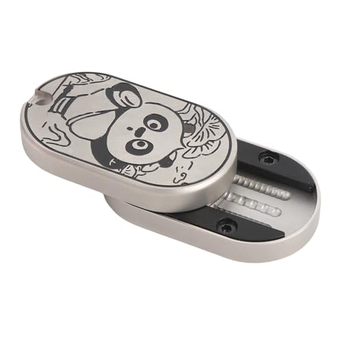Edelstahl -Stressabbau Fingerspeicher Slider -Spielzeug für Bürohaus, Finger Push Kartenspielzeug Zur Erhöhung der Konzentration, Tragbares und Leichtes Gewicht für Reise, Mechanischer von Generic