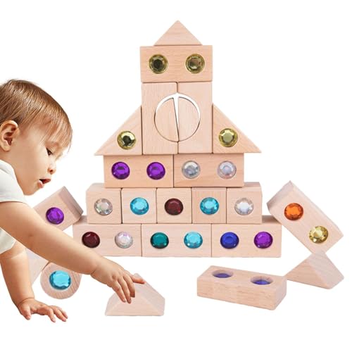 Edelsteinblöcke aus Holz, Acryl-Blockspielzeug, 50 Stück, Iris-Stapelspielzeug für Kinder, Acrylspielzeug, Lernspielzeug Edelsteinblöcke aus Holz, Acryl-Blockspielzeug, 50 Stück, Iris-Stapelspielzeug für Kinder, Acrylspielzeug, Lernspielzeug von Generic
