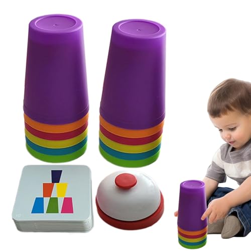 Educative Stapeltassen – lustige Nist-Tassen für schnelles Lernspiel, feine Motorbrust für Kleinkinder, Spielzeug zur Entwicklung der Koordination Educative Stapeltassen – lustige Nist-Tassen für schnelles Lernspiel, feine Motorbrust für Kleinkinder, Spielzeug zur Entwicklung der Koordination von Generic