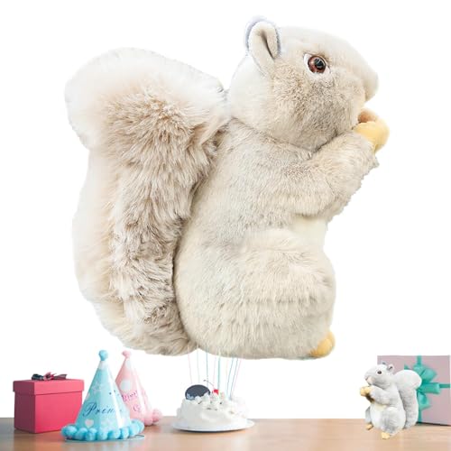 Eichhörnchenfeiz, Tier mit Eichhörnchen gefüllt | Big Tail Eichhörnchen Tierplüsch, 20 cm/7,8 Zollsquirilla equirel spielzeugfüllung gefüllter Peluche squirilla squir eichhörnchenfeiz, t von Generic
