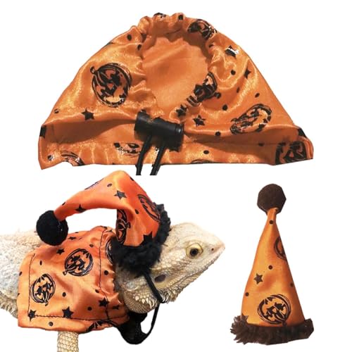 Eidechsenkleidung für echte Eidechsen - Verstellbares Halloween-Eidechsenkostüm,Feiertags-bunteVerstellbares Halloween-EidechsenkostümVerstellbares Halloween-EidechsenkostümVerstellbares Halloween-Eid von Generic
