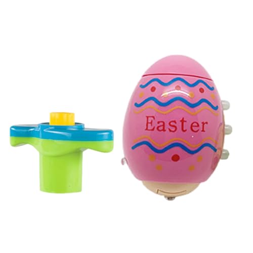 Eier-Spinner-Spielzeug, blinkendes LED-Gyroskop, Osterei, Musikspielzeug, Osterei für Kinder, Spielzeug für Osterfeiertage von Generic