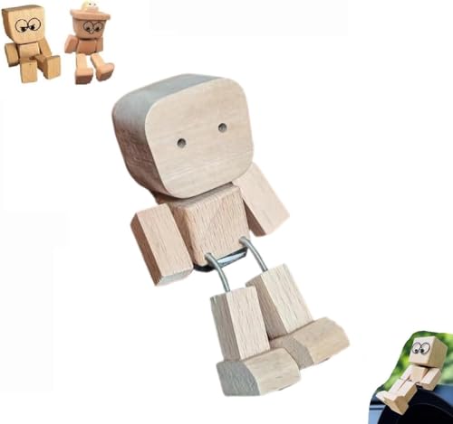 Eine Bezaubernde, handgefertigte Schaukelpuppe aus Buchenholz – perfekt für Freunde und Sich selbst. von Generic
