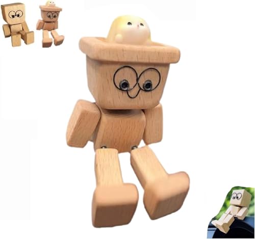 Eine Bezaubernde, handgefertigte Schaukelpuppe aus Buchenholz – perfekt für Freunde und Sich selbst. von Generic