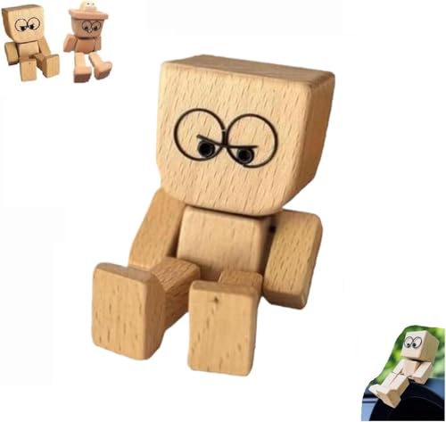 Eine Bezaubernde, handgefertigte Schaukelpuppe aus Buchenholz – perfekt für Freunde und Sich selbst. von Generic