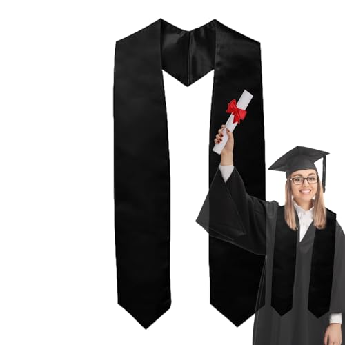 Einfacher Abschluss gestohlen - 72 Zoll lang Unisex Adult Sash | Abschlussfeier Ehrenzubehör, akademische Leistungen für Mädchen Männer Frauen, Elegantes Outfit -Accessoire College -Schulverans Einfacher Abschluss gestohlen - 72 Zoll lang Unisex Adult Sash | Abschlussfeier Ehrenzubehör, akademische Leistungen für Mädchen Männer Frauen, Elegantes Outfit -Accessoire College -Schulverans von Generic