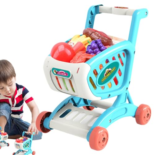 Einkaufswagen Spielzeug - Lebensmittelwagen Spielzeug, Küchenrolle Spiele | Kids Shopping Cart Trolley Spielzeug, Kinder sicherer Bequemlichkeit starker Materialeinkaufswagen Spiel Set für Alter 3+ Ju Einkaufswagen Spielzeug - Lebensmittelwagen Spielzeug, Küchenrolle Spiele | Kids Shopping Cart Trolley Spielzeug, Kinder sicherer Bequemlichkeit starker Materialeinkaufswagen Spiel Set für Alter 3+ Ju von Generic
