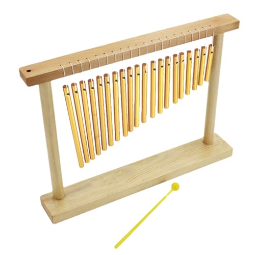Einreihiges Klangspiel – Handgestimmtes Tisch Windspiel Meditation, Musikalisches Glockenspiel Schlägel | Klangstäbe Erwachsene, Erleuchtungsspielzeug Heimdekoration Erleichterung Für Musik von Generic