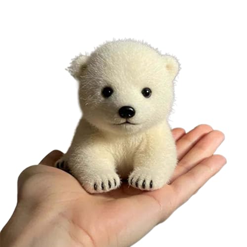 Eisbär – Plüschtier, 2025 Neues ultraweiches Eisbär-Plüschtier, emotionales Kuscheltier für einen beruhigenden Schlaf, kuscheliger Begleiter, Partys und Erwachsene von Generic