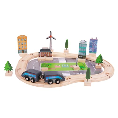 Eisenbahn-Set für Kinder, Eisenbahn-Set, 46-teiliges Eisenbahn-Set, Eisenbahn-Puzzle, realistisches Spielset mit Zugschienen, Spielzeug für Vorschule für 3 4 5 Jahre alte Kinder Eisenbahn-Set für Kinder, Eisenbahn-Set, 46-teiliges Eisenbahn-Set, Eisenbahn-Puzzle, realistisches Spielset mit Zugschienen, Spielzeug für Vorschule für 3 4 5 Jahre alte Kinder von Generic