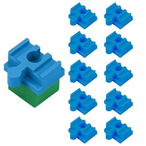 Eisenbahnverbinder - Gleisadapter für Holzzug | Set mit 10 Gleisverbindern, Eisenbahnadapter für Spielzeug für Kinder ab 3 Jahren von Generic