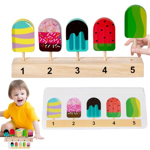 Eisprühspielzeug Kindereisspielset | Lernspielzeug am Stiel | Holz am Stiel, Passendes Spielzeug, Fantasy-Spiel, Ernährungszubehör für Kinder ab 3 Jahren Eisprühspielzeug Kindereisspielset | Lernspielzeug am Stiel | Holz am Stiel, Passendes Spielzeug, Fantasy-Spiel, Ernährungszubehör für Kinder ab 3 Jahren von Generic