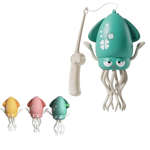 Electric Dancing Octopus Toy - Auto-Crawling Robotic Toy with LED Lights & Music, Waterproof Interactive Baby Gift for Toddlers Indoor Play (Green) von Generic