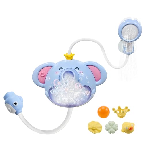 Elefant Bad Sprühgerät - Baby Wassersprühgerät | Badewanne Spielzeugbubble Machine | Blasengebläse Zum Thema Elefantenmotiv | Ergonomischer Griff Mit Weichem Silikondesign, Interaktives Wasserspiel Fü Elefant Bad Sprühgerät - Baby Wassersprühgerät | Badewanne Spielzeugbubble Machine | Blasengebläse Zum Thema Elefantenmotiv | Ergonomischer Griff Mit Weichem Silikondesign, Interaktives Wasserspiel Fü von Generic