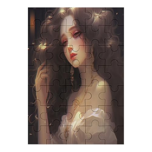 Elegant Woman - 1000 Teile Puzzle – - Hochauflösendes - Gelegenheitsspiel – 1000 Teile Holzpuzzle 35 von Generic