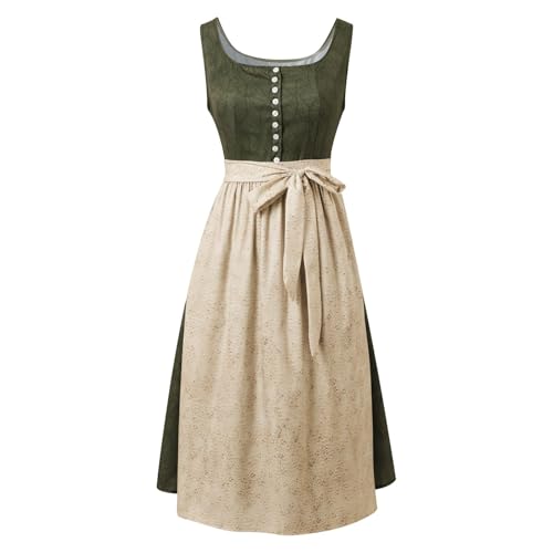 Elegantes Cosplay-Kleid im bayerischen Stil, Kostüm für Damen, Spitzenweste, Schürze, Outfit, perfekt für Oktoberfest-Partys, Halloween-Festivals Das Unglaubliche Kostüm Cosplay von Generic