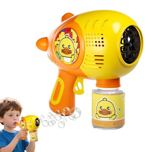 Elektrische Blasenmaschine, gelbe Ente für Kinderpartys, interaktive Aktivitäten für Vorschule und Spiele für , Sommerpartys, Geburtstage und Stimulation von Generic