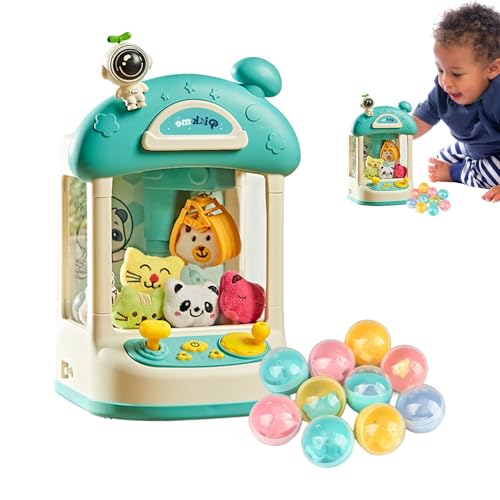 Elektrische Klauenmaschine,Klauenspielmaschine - Mini-Kran-Fangspielzeug mit Sound und Licht im -Stil für einstellbare Lautstärke und -Lademodus von Generic
