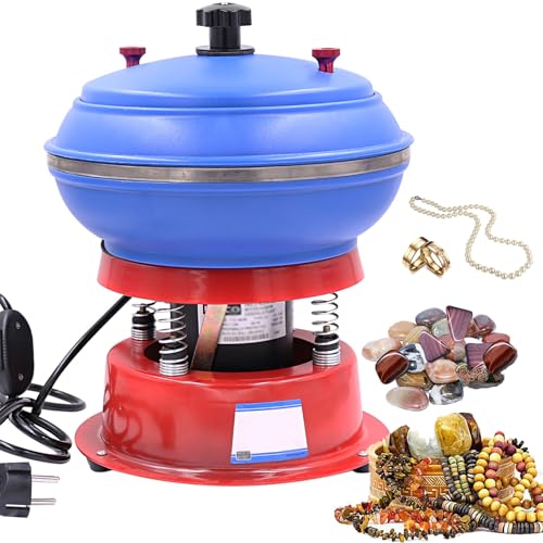 Elektrischer Vibrations-steintrommelpolierer, 8-Zoll-schmuck-vibrationspoliermaschine, 3,5-Liter-Vibrations-schmucktrommel-Set, 90-w-schüssel-edelsteinpoliermaschine Für Jade, Schmuckzubehör Elektrischer Vibrations-steintrommelpolierer, 8-Zoll-schmuck-vibrationspoliermaschine, 3,5-Liter-Vibrations-schmucktrommel-Set, 90-w-schüssel-edelsteinpoliermaschine Für Jade, Schmuckzubehör von Generic