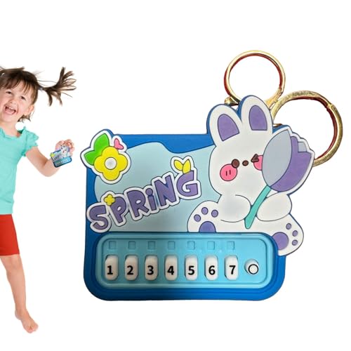 Elektronischer Keyboard-Schlüsselanhänger, tragbarer Keyboard-Schlüsselanhänger, Taschen-Klavier, spielbar, elektronischer Keyboard-Schlüsselanhänger für Kinder, Mädchen, , Kinder von Generic