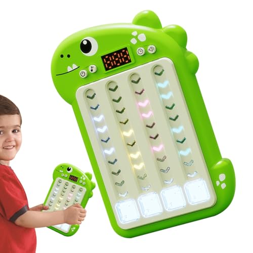 Elektronisches Rhythmus-Spielzeug, tragbares Rhythmus-Konsolenset, Reaktionsfähigkeitstraining, Cartoon-Dinosaurier-Design, das Spielzeug der Maschine von Generic
