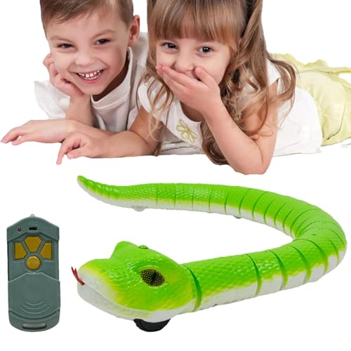 Elektronisches Schlangenspielzeug, RC -Schlangenspielzeug | Batteriebetriebener RC -Schlangenspielzeug | 11,81 Zoll Buntes Fernbedienungstier, Partys für Halloween von Generic