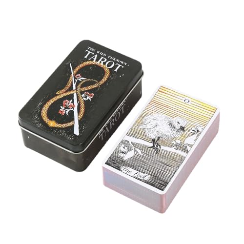 Embrace the Untamed Wisdom of The Wild Unknown Tarot - Deluxe Goldfolie Iron Box von Generic