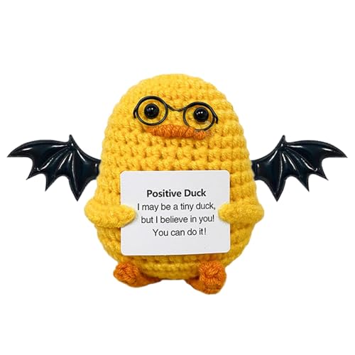 Emotionale Unterstützung beim Häkeln, Halloween-Figur mit positiven Affirmationskarten | Positive Affirmations-Figur für emotionale Unterstützung, für Geburtstag, Tag Emotionale Unterstützung beim Häkeln, Halloween-Figur mit positiven Affirmationskarten | Positive Affirmations-Figur für emotionale Unterstützung, für Geburtstag, Tag von Generic