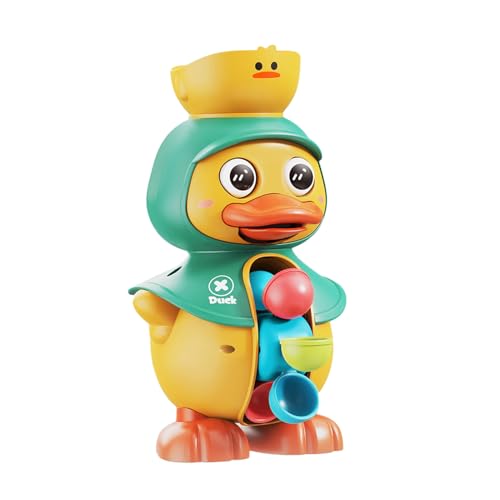Enten-Poolspielzeug, Badespielzeug für Kinder, Entenpuppe für Kleinkinder, mit rotierendem Wasserrad, realistisches Duschwasserspielzeug für Mädchen, , Mädchen Enten-Poolspielzeug, Badespielzeug für Kinder, Entenpuppe für Kleinkinder, mit rotierendem Wasserrad, realistisches Duschwasserspielzeug für Mädchen, , Mädchen von Generic