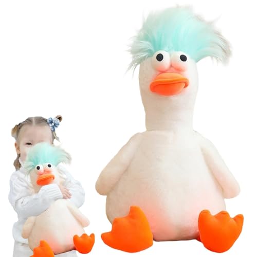 Entenplüsch, niedliches Enten-Plüschtier | Plüschtierspielzeug mit haarigem Fell – Plüschtiere zum Kuscheln für die Heimdekoration, Kuschelpuppen für Erwachsene und Erwachsene Entenplüsch, niedliches Enten-Plüschtier | Plüschtierspielzeug mit haarigem Fell – Plüschtiere zum Kuscheln für die Heimdekoration, Kuschelpuppen für Erwachsene und Erwachsene von Generic