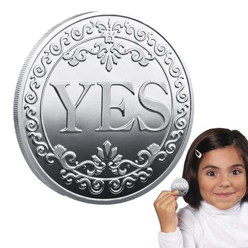 Entscheidungsspielmünze, Metal -Sammlertoken, Gedenkgiftmedaille | Gravierte -Münze mit langlebigem Design für lustige Veranstaltungen, Geburtstagsbedenken oder Sammlerausstellu Entscheidungsspielmünze, Metal -Sammlertoken, Gedenkgiftmedaille | Gravierte -Münze mit langlebigem Design für lustige Veranstaltungen, Geburtstagsbedenken oder Sammlerausstellu von Generic