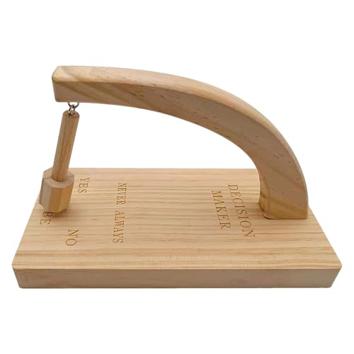 Entscheidungsträger – Holzdreher Zur Entscheidungsfindung, Büro-Schreibtischspielzeug | Rotierender Wahlwähler, Lustiges Geschenk Für Erwachsene, Spinner- Aus, Holzpendel Zum Treffen Von Ent von Generic