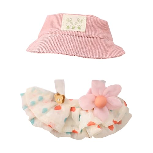 Entzückende Teddybärpuppe mit süßem Kleid, weiches Stofftierspielzeug für Kinder, Mädchen und Jungen, perfekt für Geburtstage und Weihnachten BgP493 (B, A) von Generic