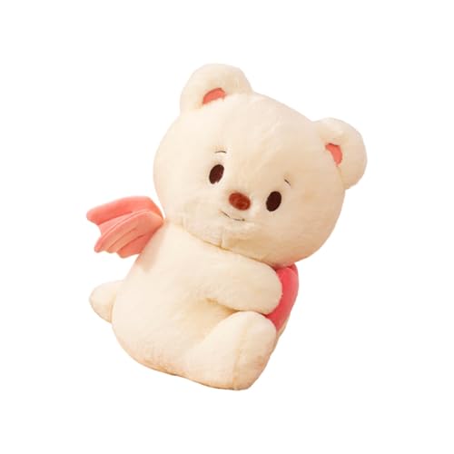 Entzückender Engelbär mit Glitzer und Weichheit zum Kuscheln und Verschenken (White, 23cm) von Generic