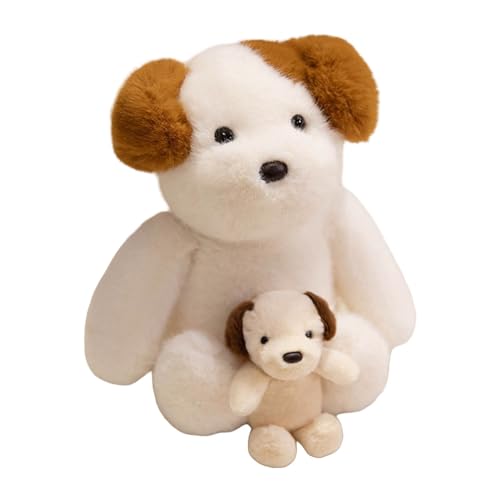 Entzückendes Tier und Set, weiche Stofftiere für Kinder, perfekt für Kleinkinder, Jungen und Mädchen, für drinnen und draußen Qmh67 (White, 33cm) von Generic