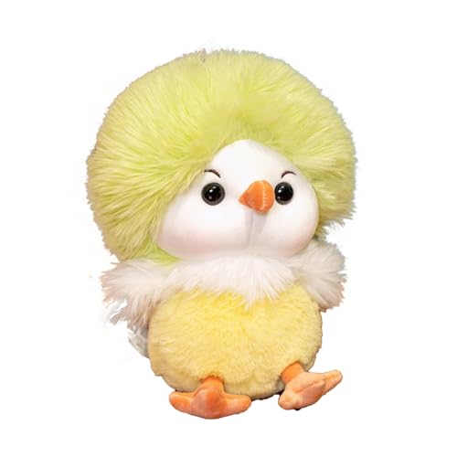 Factorys Weiche süße Baby-Huhn-Puppe mit Cartoon-Muster (Green, 28cm) von Generic