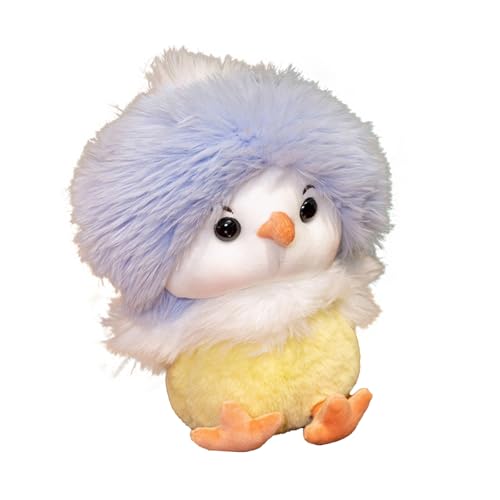 Factorys Weiche süße Baby-Huhn-Puppe mit Cartoon-Muster (Purple, 28cm) von Generic