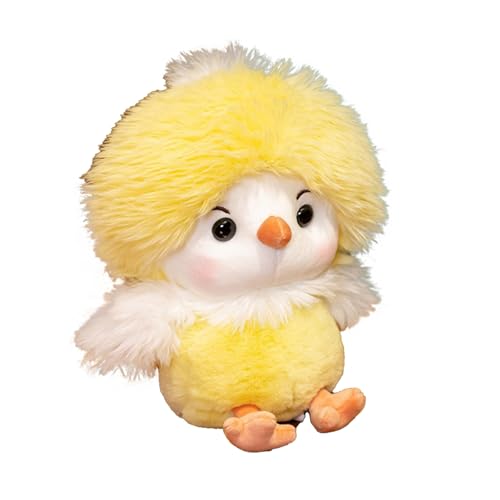 Factorys Weiche süße Baby-Huhn-Puppe mit Cartoon-Muster (Yellow, 28cm) von Generic