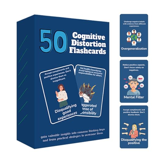 -Fähigkeitskarten – Kartenspiel zur Entwicklung von -Fähigkeiten | 50 tragbare Folien zur Unterstützung der psychischen Gesundheit für bewusste Übung und Verbesserung von Beziehungen von Generic