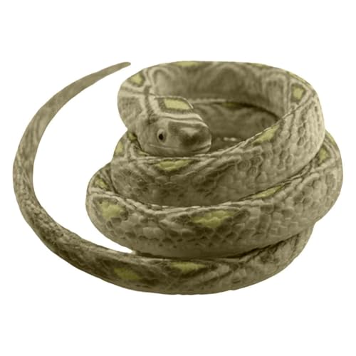 Fake Snake - Realistisches Gummi -Schlangenspielzeug, 70 Cm Lange Schlangendekoration, Um Vögel Fernzuhalten | Halloween Streichspielzeug, Gruselige Falsche Schlange Für Partybevorzugungen, Realistisc Fake Snake - Realistisches Gummi -Schlangenspielzeug, 70 Cm Lange Schlangendekoration, Um Vögel Fernzuhalten | Halloween Streichspielzeug, Gruselige Falsche Schlange Für Partybevorzugungen, Realistisc von Generic