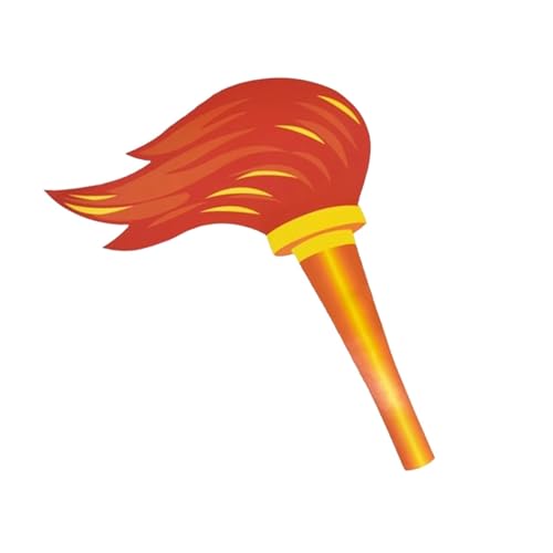 Falsche Flamme, falsches Feuer, zum Aufblasen einer falschen Flamme | Blasen Sie die Fackel für Sportspiele auf, gefälschte Fackel für Partys, Sportwettbewerbe Falsche Flamme, falsches Feuer, zum Aufblasen einer falschen Flamme | Blasen Sie die Fackel für Sportspiele auf, gefälschte Fackel für Partys, Sportwettbewerbe von Generic